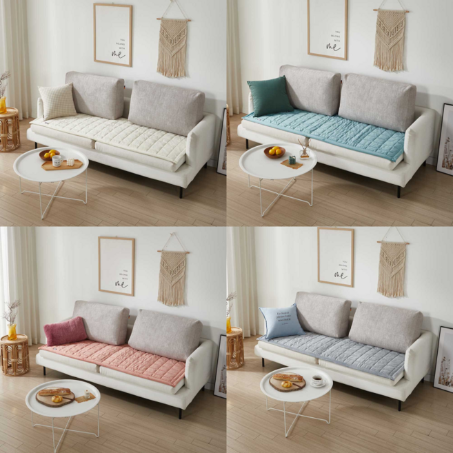 아이레홈 고밀도 극세사 실키 3mm 밍크 소파패드 2인용/3인용/4인용