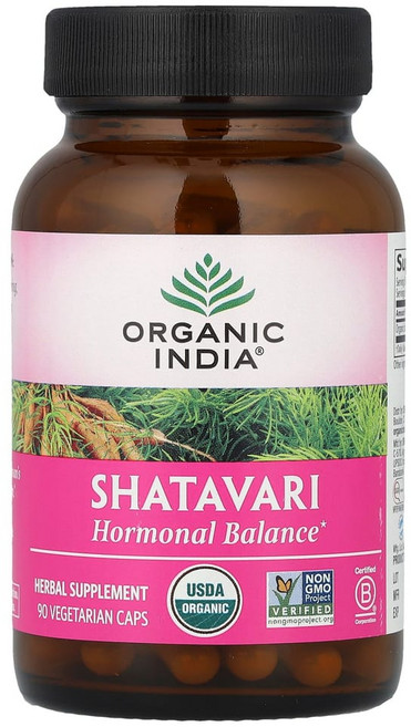 올가닉 인디아 샤타바리 800mg 90정 아스파라거스 라세모수스, 1개