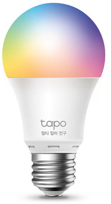 티피링크 스마트 IoT E26 소켓 LED 조광 전구, Tapo L530E, 1개