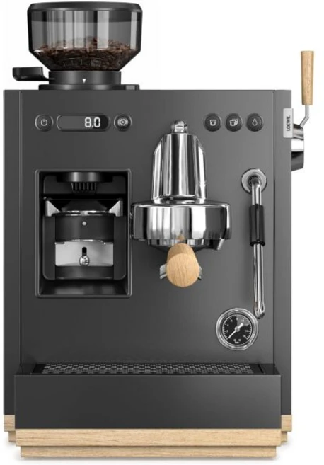 Loewe aurapure 에스프레소 머신 밀크 프로더가 있는 포타필터 그라인더 포함 15, 바살트 그레이 - 쿠팡