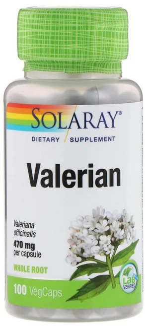 솔라레이 발레리안 Valerian 쥐오줌풀 470mg 100정, 1개 - 쿠팡