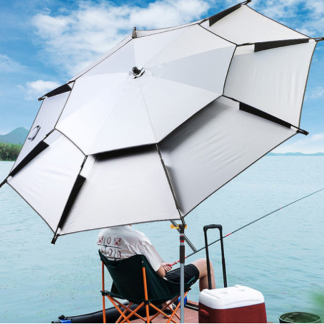 대형 방수 낚시 파라솔, 그레이