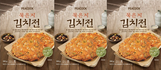 피코크 묵은지김치전 390g, 3개