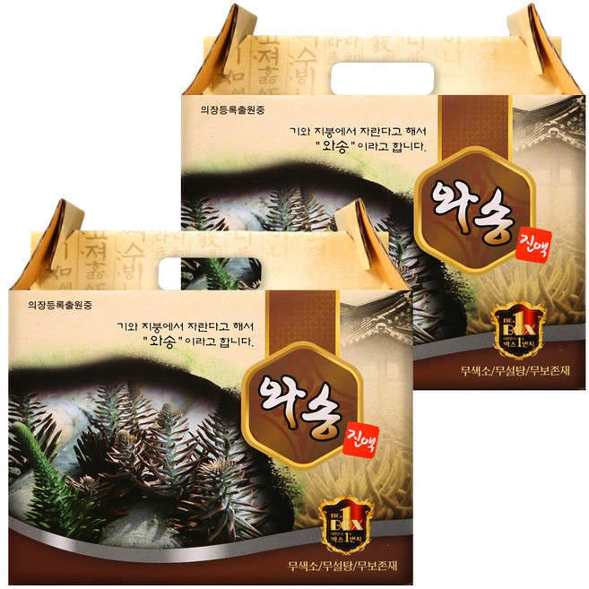 건강중심 국산 와송 즙 진액, 2개, 6L