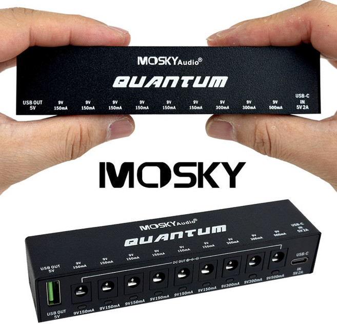모스키 이펙터 페달보드 초소형 파워 서플라이 QUANTUM 퀀텀, 1개