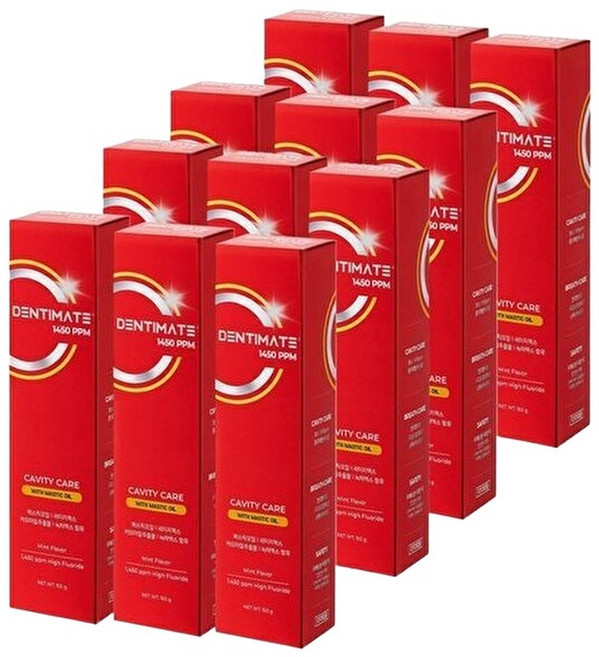 크리오 크리오 덴티메이트 1450 고불소매스틱충치케어치약 150g 3+3입 2개