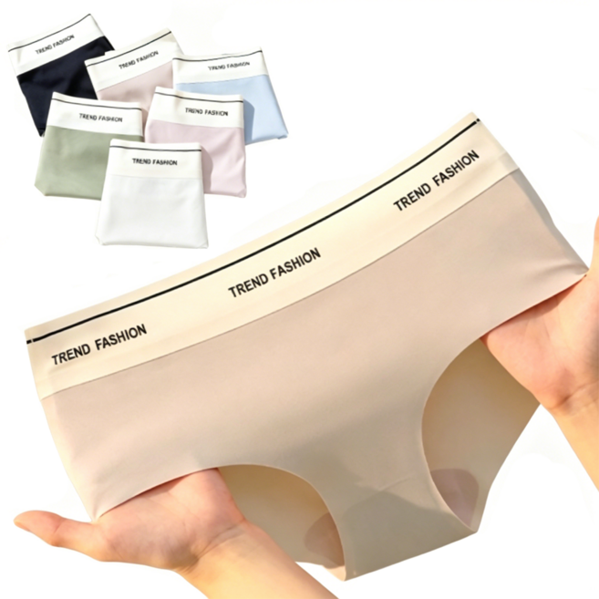 LUMANOKI 편안한 심리스 무봉제 고탄력 6장 한세트 팬티