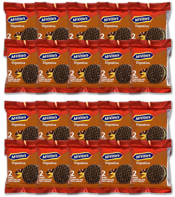 맥티비 다크초코 다이제스티브, 33.3g, 20개