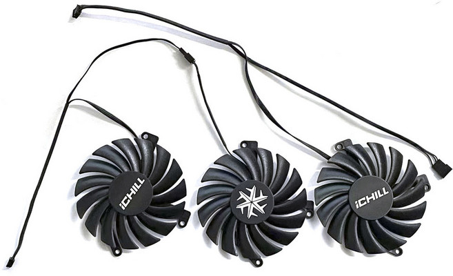 CF-12915S INNO3D TI 3070 ICHILL 그래픽 카드 팬 3080 RTX 3090 X4 냉각 GPU 신제품 iCHILL 3080, 02 3 FAN, 1개