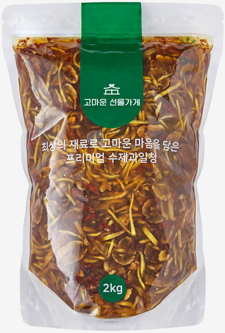 카페수제청 대추생강청 대추청 생강청 대추차 생강차 과일청 대용량 홈카페 수제청 [고마운선물가게], 2kg, 1개입, 1개