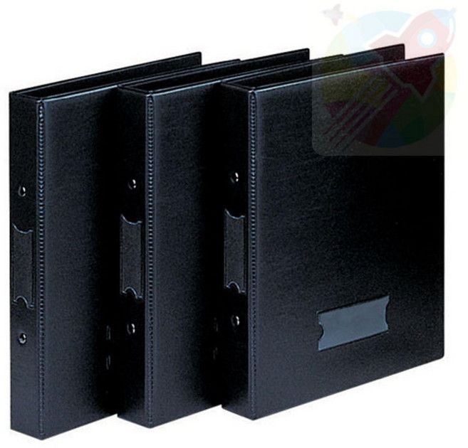 GR 장부형바인더 B5 4공 흑색 도면바인더 파일철