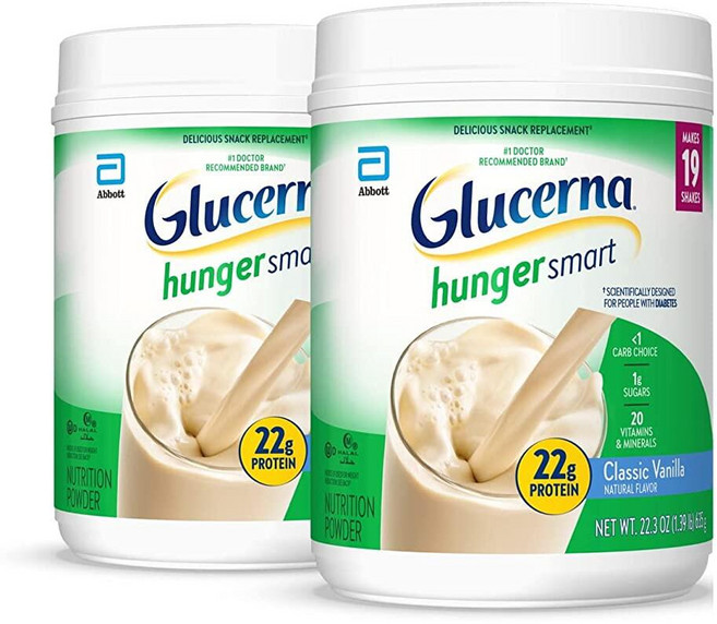 Glucerna Hunger 스마트 파우더 바닐라 Hunger Smart Powder Vanilla, 2개, 635g