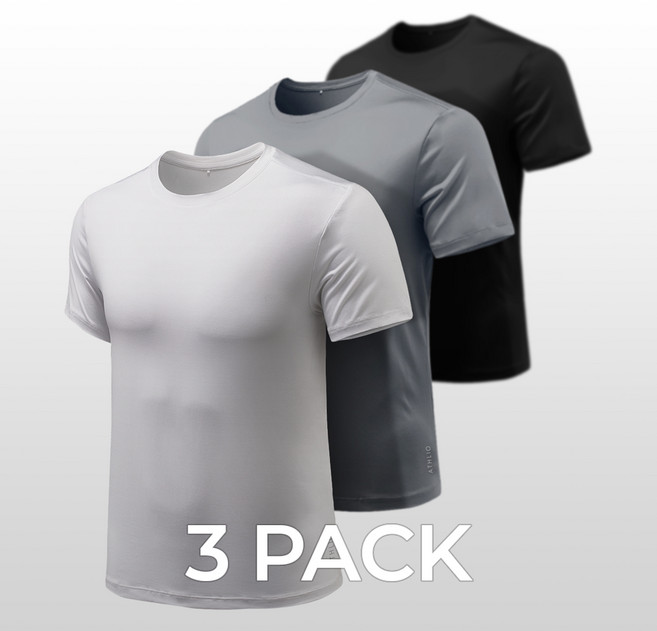 애슬리오 하이퍼드라이 라운드 반팔 3팩 AO-CTS10