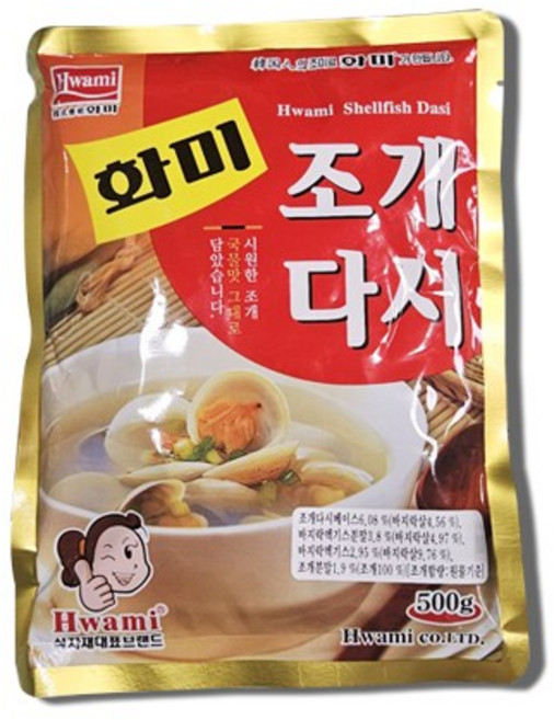 화미 화미조개다시, 500g, 1개