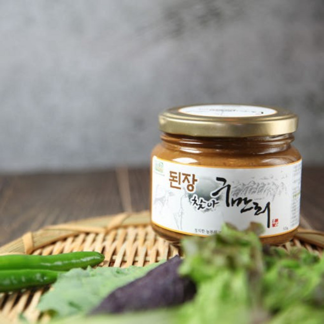 맛있는 된장 국산콩 집된장 재래식된장 500g 강원도 홍천 구만리 콩마을 [원산지:국산(강원도 홍천군)], 1개