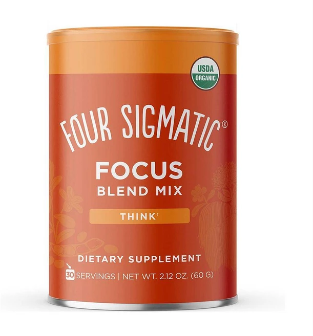 Four Sigmatic 포 시그매틱 포 시그마 푸드 포커스 블렌드 믹스 60g 4팩, 1개 - 쿠팡