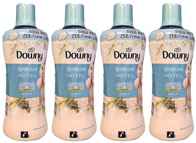 다우니 향기부스터 호텔 화이트티향, 4개, 840g