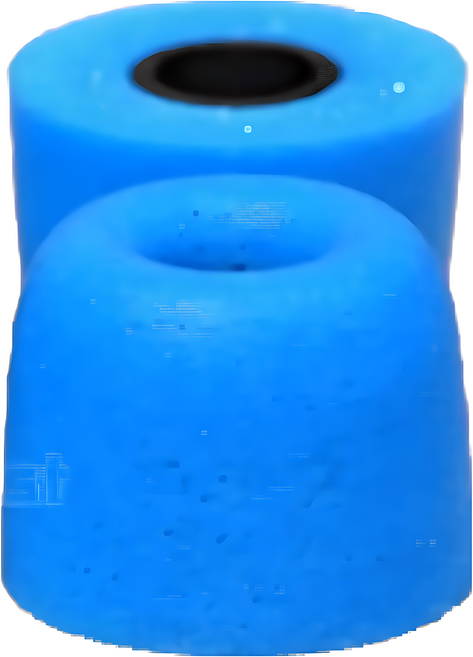 記憶海綿 5MM 耳塞套 入耳式耳機專用 柔軟舒適耳帽 多尺寸可選, 藍色, 無, 1套