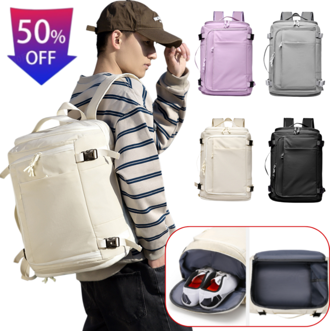 [온 세상 담기] 캐리어형 대용량 여행 백팩 가벼운 여성 백팩 가벼운 여성 백팩 여행용여행용 여성백팩