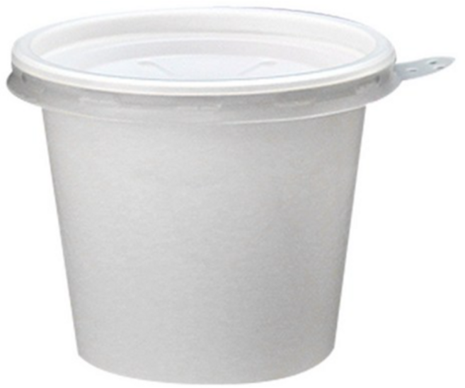 SJ 다용도컵 75 대 7.5 x 7 cm + 뚜껑, 100개입, 1세트