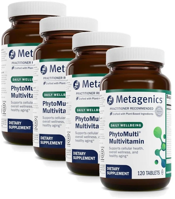 메타제닉스 파이토 멀티비타민 비타민 미네랄 60일분 Metagenics PhytoMulti, 4개, 120정 - 쿠팡
