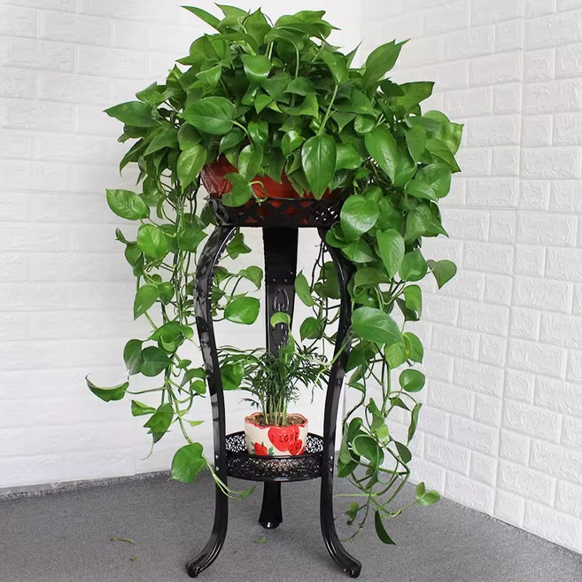 綠蘿盆栽 附架, 黑色（83CM）送安裝工具, 1件