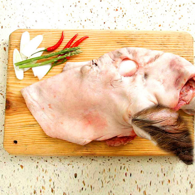 (배터짐) 발골 한우 소머리 한마리 (일요일&당일발송), 9kg, 1개