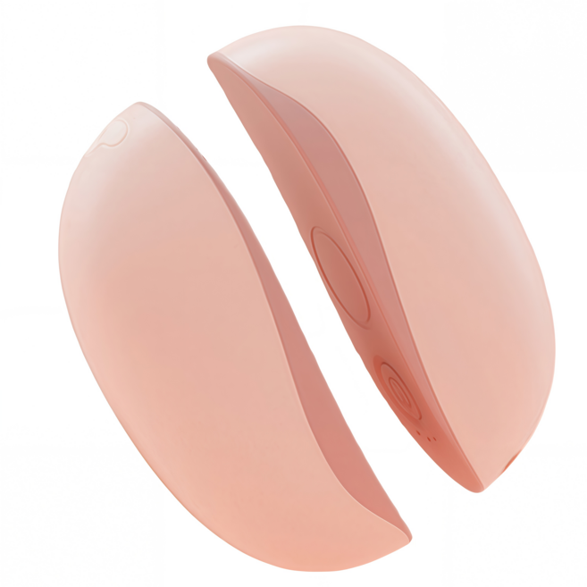 미니 분리형 자석 흡착 손난로 휴대용 충전식 히터 원두 손난로DSBCD339, 핑크색, 4000mAh