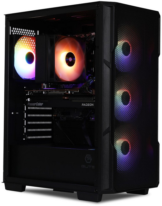 몬스타 PC 조립 본체 배그 붉은 사막 견적 게이밍 컴퓨터 라이젠5 7500F RX 7700 XT 32G 레온1, Free DOS, 500GB, 32GB, 라데온 RX 7700 XT, R5 7500F