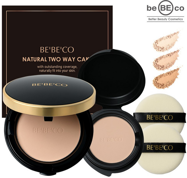 베베코 네추럴 투웨이케익 본품12g + 리필 12g, 1개, 23호내추럴핑크