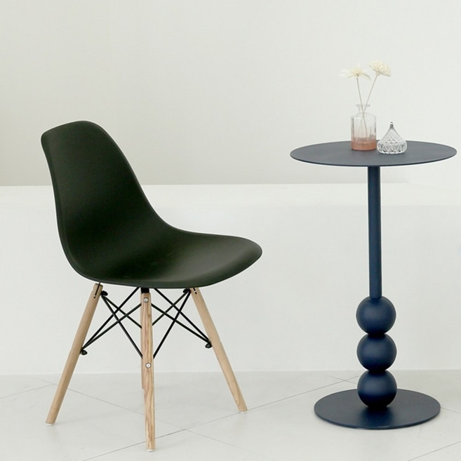 심플 식탁의자 학생 책상의자 플라스틱 화장대의자 사무용, 화이트