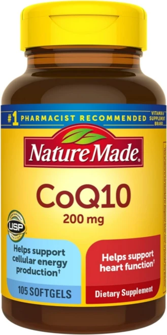 네이처메이드 CoQ10 200mg 코엔자임큐텐 105소프트젤 105일분, 105정, 1개 - 쿠팡