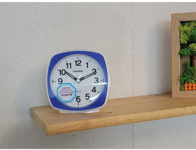 KAPPA 카파 아날로그 스누즈 알람 탁상시계 자명종 이사 선물