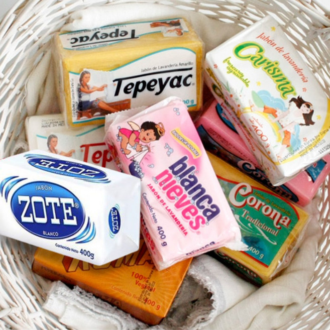 멕시코 zote/카리스마/테페약/corona/블랑카/로마 빨래비누 400g, 테페약(화이트) 400g, 1개