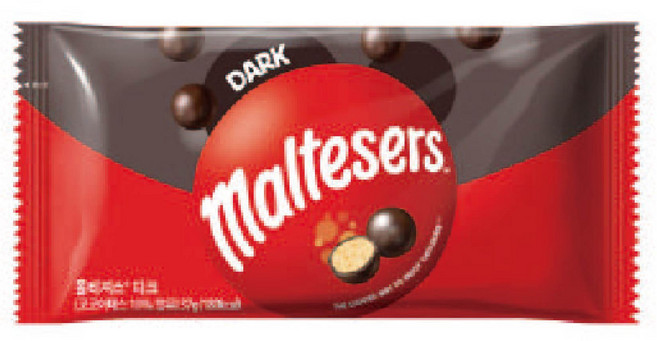 마즈 몰티져스 다크 37g 12입 초코볼, 12개