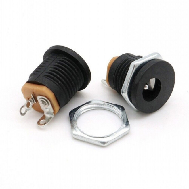 티앤디 DC 파워 잭 전원 소켓 어댑터 암 5.5mm x 2.1mm DC022, 1개