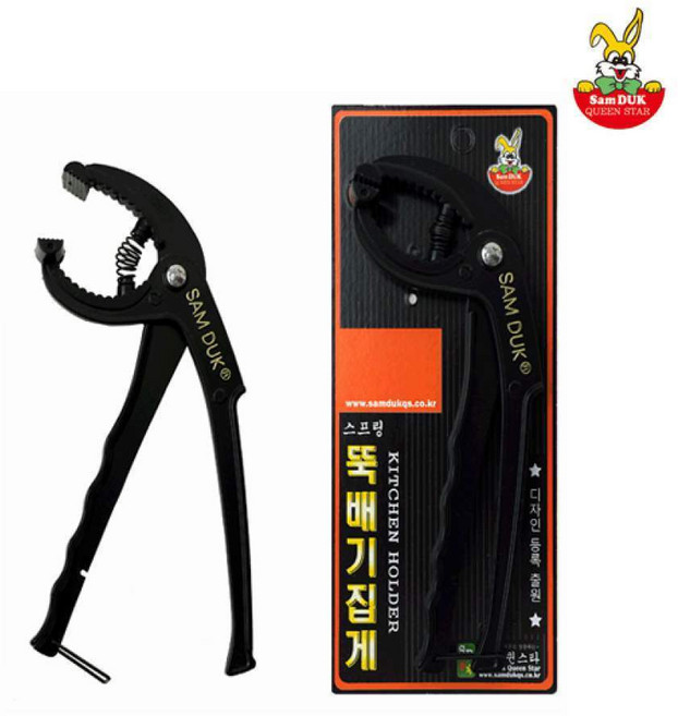 삼덕퀸스타 스프링 뚝배기 집게, 본상품, 1개