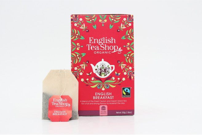 잉글리시티샵 유기농 잉글리시 블랙퍼스트 홍차, 2.5g, 2개, 1개, 20개입