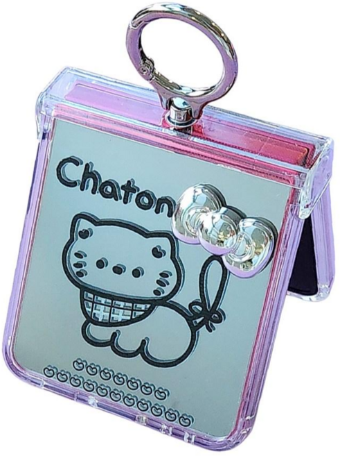 리본캣 풀미러 힌지보호 핑거링 케이스