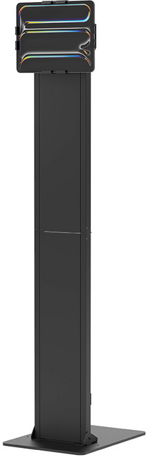 피스마운트 크로스락킹 PTWSPAY2BFOLD 스크류 시건 유니버셜2 태블릿 이동/고정/접이식 폴더블 플로어 스탠드 거치대 블랙, 1개