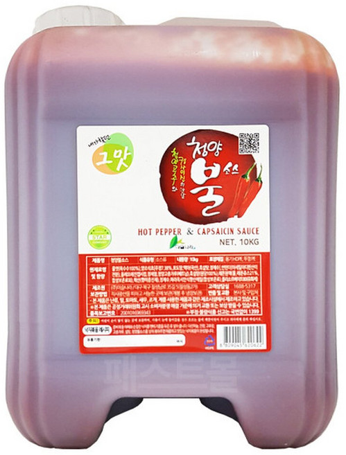 청양불소스 10Kg 대용량 이슬나라, 1개
