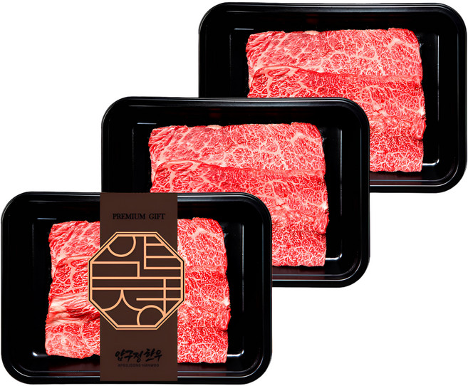 1++등급 한우 살치살 600g(200gx3) | 구이용 특수부위 스테이크 마블링 캠핑 고급 투뿔 마장동 프리미엄 소고기 추천 [냉장] 압구정한우, 200g, 3개