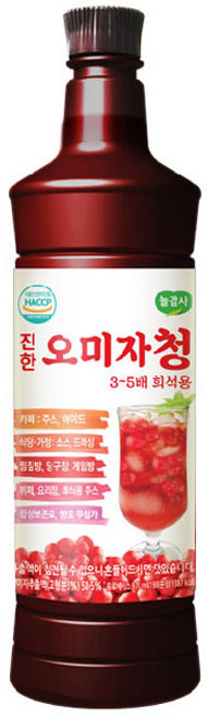 광야식품 진한 오미자청 원액