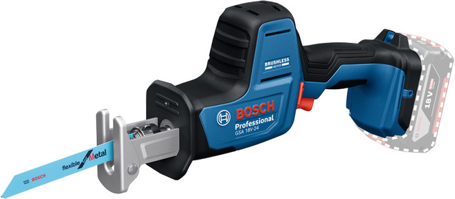 보쉬 GSA 18V-24 충전 컷소 베어툴 목재 철재 파이프 컷쏘 18V 본체