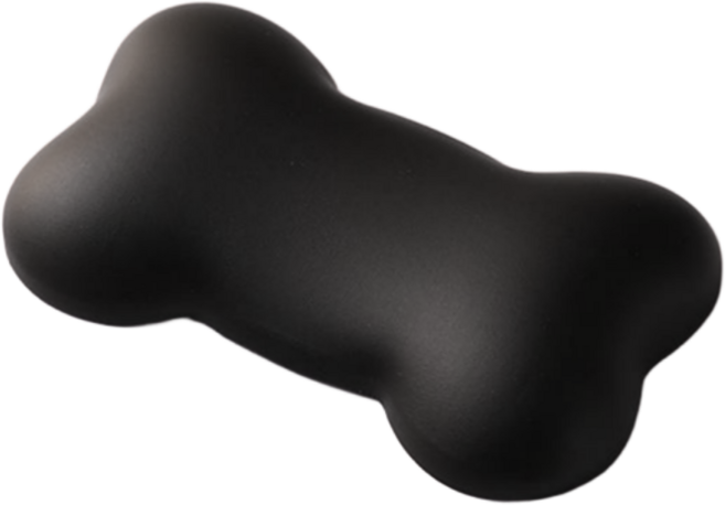 워키즈 젤 마우스 손목 받침대 팜레스트, 1개, 블랙