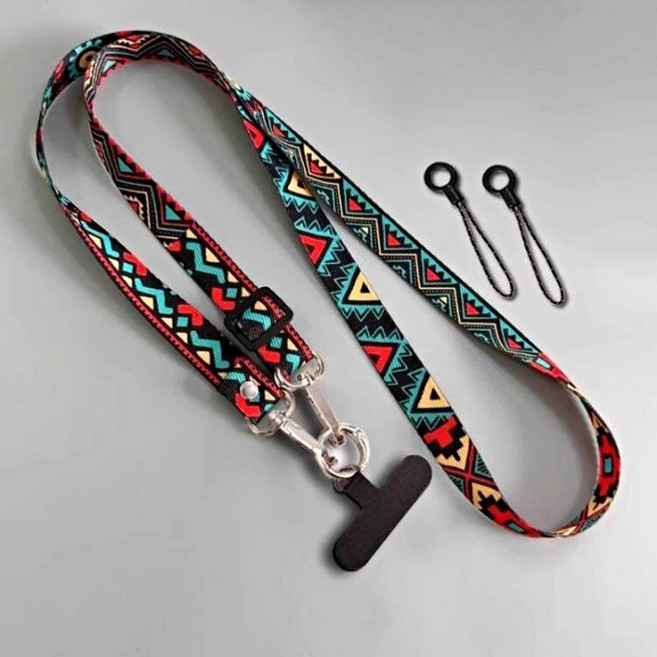 어깨가 편안하고 예쁜 크로스 바디 스마트폰 스트랩, 1개, 옵티컬