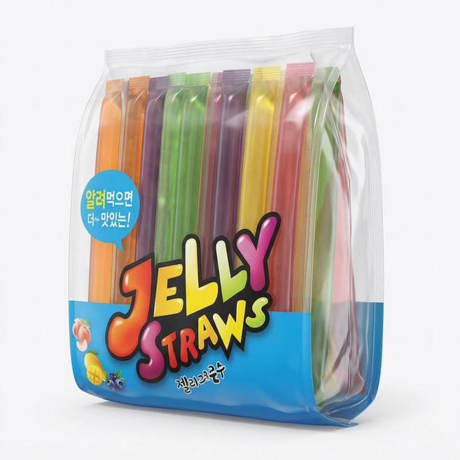 젤리스트로우 19.3g 25개입 5개, 5개