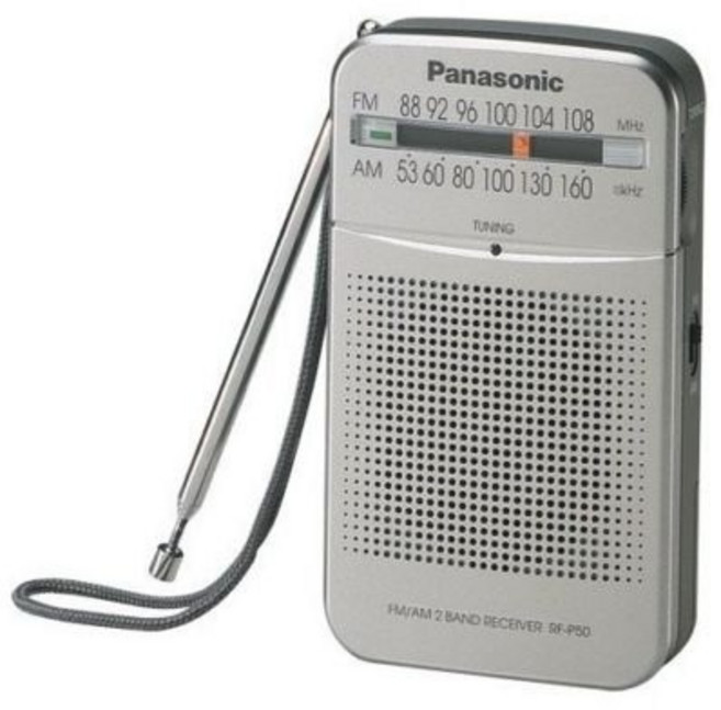 파나소닉 RF-P50D 휴대용 소형 라디오 등산 낚시 외부스피커 캠팩트, 상품선택