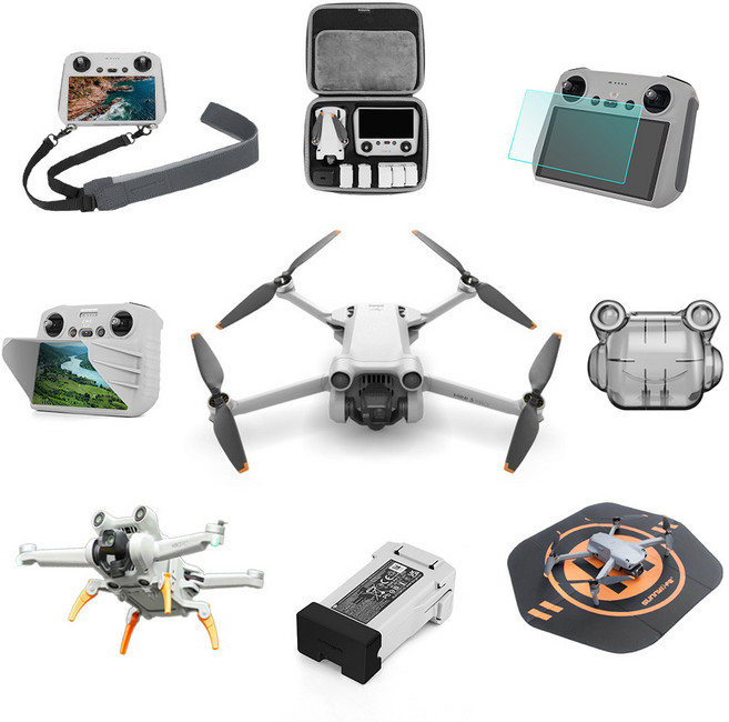 DJI MINI 4 PRO 미니4 프로 전용 필수 액세서리 스트랩 케이스 가방 랜딩기어 조종기 컨트롤러 악세사리 필름 커버, 옵션10) RC-N2 스피드 로커, 1개