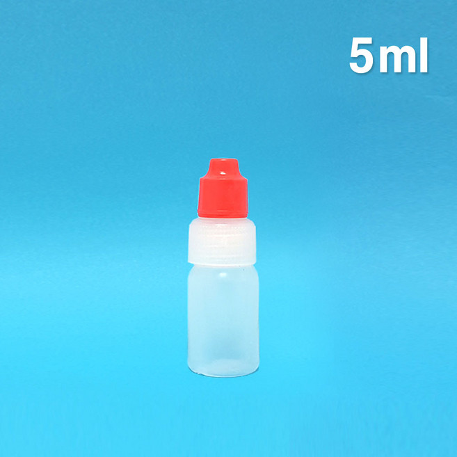 한국산 투약병 5ml 물약통 안약병 공병 소스통 하루생각, 100개